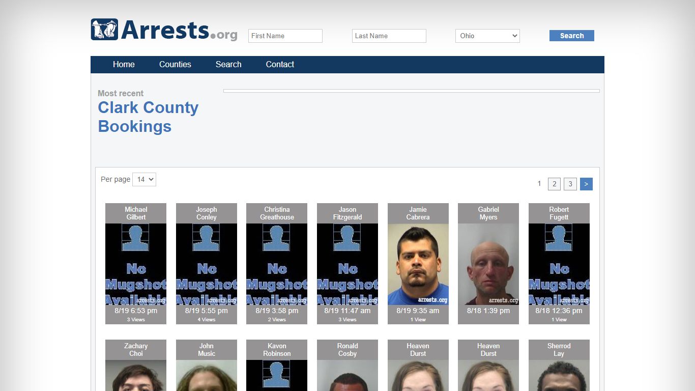 Clark County Arrests and Inmate Search